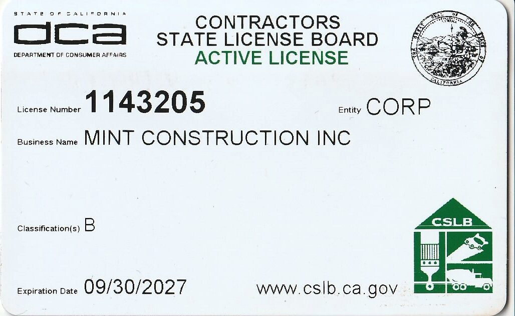 CSLB Active License